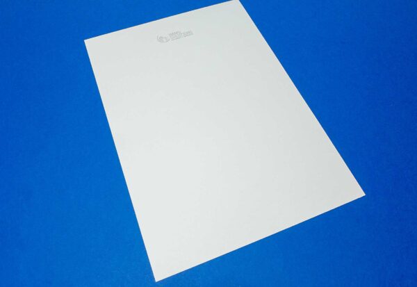 Briefpapier DIN A4 mit Silberprägung